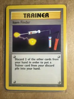 Pokemon Card Item Finder Base Set 2103/130 Rare NM/LP+ - Image 1