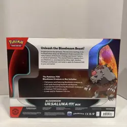 Pokemon Bloodmoon Ursaluna ex Box TCG Trading Card Game New Factory Sealed - Image 2