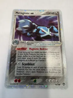 Pokemon TCG Metagross EX Power Keepers Holo Regular Ultra Rare Card 95/108 LP/NM - Image 1