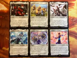 MTG 6 x White Rare Card Lot Commander: FINAL FANTASY Near-Mint!! - Image 1