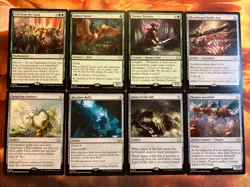 MTG 8 x Rare Cards (3 x Green 5 x Artifact) Commander: March of the Machine NM!! - Image 1