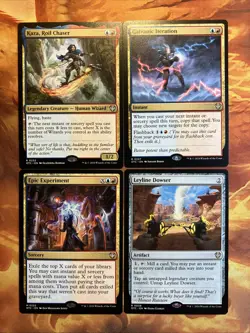 MTG 4 x Card Lot (1 x Mythic 3 x Rare) Commander: Outlaws of Thunder Junction NM - Image 1