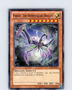 Yu-Gi-Oh TCG Parsec, The Interstellar Dragon LTGY-EN015 Unlimited Common Card NM - Image 1