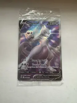 Pokemon: Mewtwo V SWSH229 Pokemon GO ETB Black Star Promo Card SEALED - Image 1