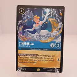 Disney Cinderella-Dream Come True Lorcana TCG Card English LEGENDARY 155/204 - Image 1
