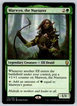 2018 Dominaria Marwyn, the Nurturer Rare #172 - Image 1