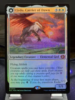MTG - Eirdu, Carrier of Dawn (0013) Mythic (FOIL) - Lorwyn Eclipsed - Image 1