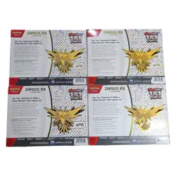 👀💹 Lot Of (4) 151 Zapdos Ex Collection Box Pokemon TCG (16 Packs) Promos - Image 2
