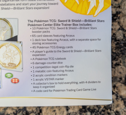 Pokemon - Pokemon Center Brilliant Stars Elite Trainer Box (ETB) Factory Sealed - Image 3
