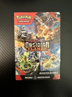Pokemon TCG Scarlet & Violet Obsidian Flames Booster Bundle New Sealed - Image 1