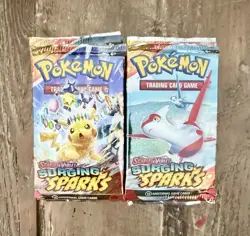 Pokemon Surging Sparks Booster Pack LOT OF 40 | NEW SEALED - Image 1