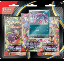 POKEMON Mega Evolution Phantasmal Flames 3-Pack Blister Case of 24 Ct (72 Packs) - Image 4