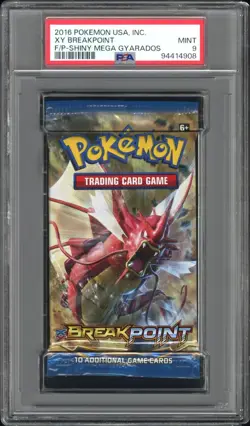 2016 POKEMON XY Breakpoint FOIL PACK Mega Gyarados PSA 9 Mint (94414908) - Image 1