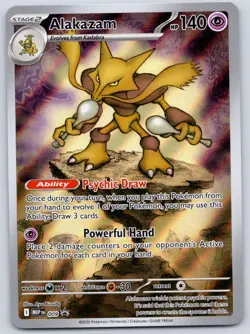 Alakazam MEP 009 (NM) - ME Black Star Promo - Illustration Rare - Pokemon TCG - Image 1