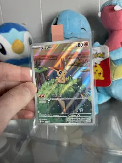 Victini SVP 208 Black Star Promo Illustration Rare Pokemon Scarlet Violet NM TCG - Image 3