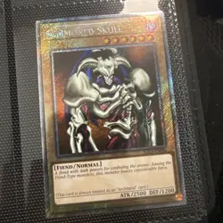 Summoned Skull Platinum Secret Rare 1st Edition RA03-EN086 Yugioh! - Image 1