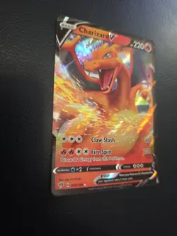 Pokemon TCG Charizard V Holo Darkness Ablaze SWSH03 Ultra Rare Card #019/189 NM - Image 4