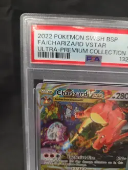 2022 POKEMON SWSH BLACK STAR PROMO #262 FULL ART/CHARIZARD VSTAR PSA 10 - Image 2