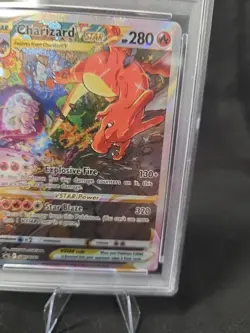 2022 POKEMON SWSH BLACK STAR PROMO #262 FULL ART/CHARIZARD VSTAR PSA 10 - Image 4