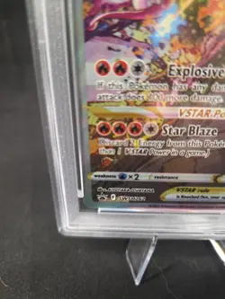 2022 POKEMON SWSH BLACK STAR PROMO #262 FULL ART/CHARIZARD VSTAR PSA 10 - Image 5