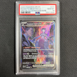 Team Rocket's Mewtwo ex 231/182 PSA 10 SIR SV10 Destined Rivals English W/ Guard - Image 5