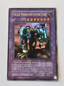 The Last Warrior From Another Planet LON-077 FADED Yugioh Vintage Unlimited VLP - Image 1