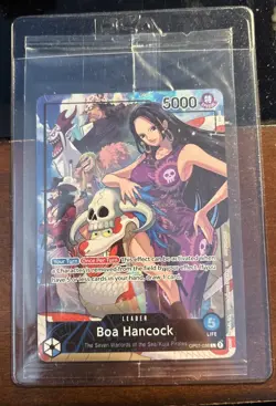 Boa Hancock 2025 PSA Magazine Promo OP07-038 One Piece Promo Card Foil Sealed - Image 1