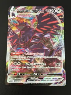 Pokemon Corviknight VMAX Battle Style Card 110/163 Series NM - Image 1