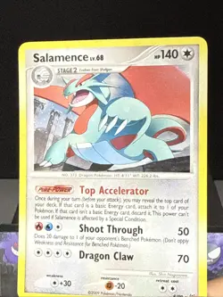 Pokemon Card Salamence 8/99 Holo Rare Platinum Arceus Light Play - Image 2