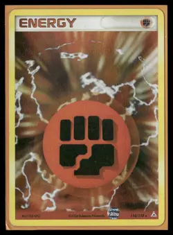 2006 EX Holon Phantoms Set Pokemon Card 110 Fighting Energy Reverse Foil HP - Image 1
