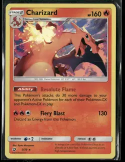 2018 Dragon Majesty Set Pokemon Card 03 Charizard NM - Image 1