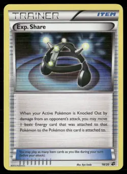 2012 Dragon Vault Set Pokemon Card 18 EXP Share LP - Image 1