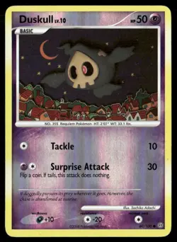 2008 Stormfront Set Pokemon Card 060 Duskull Reverse Foil HP - Image 1