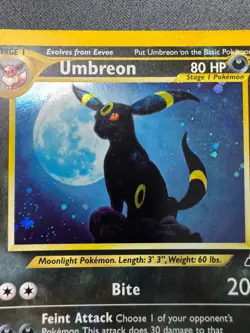Umbreon 13/75 Neo Discovery Holo Rare Pokemon Card 2001 WOTC Vintage - Clean LP - Image 5