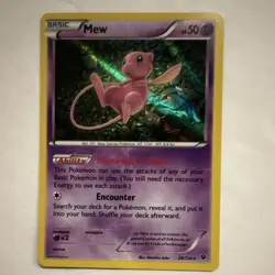 Pokemon Mew 29/124 Fates Collide Holo Rare Basic 50 HP English Card - Image 1