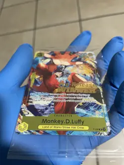Monkey.D.Luffy Pre-Release Tournament Winner P-036 One Piece Promo SEALED Card - Image 3