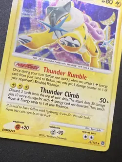 RAIKOU 16/132 Secret Wonders INSANE HOLO Swirl Bleed Pokemon TCG Card VLP/NM - Image 2