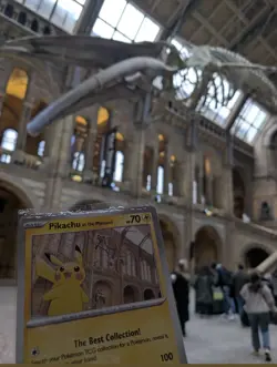 PreSale : Pikachu At The Museum Jumbo Pokemon Card (International shippping) - Image 1