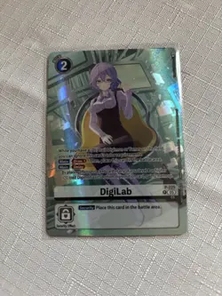 Digimon - BT24 Time Strangers Digilab P225 Promo Box Topper Card - Image 1
