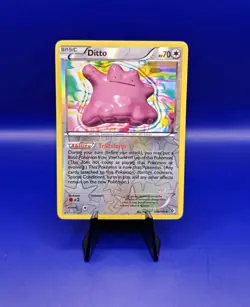 Ditto 108/149 Reverse Holo Rare B&W Boundaries Crossed Pokemon Card TCG 2012 - Image 1