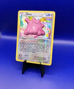 Ditto 108/149 Reverse Holo Rare B&W Boundaries Crossed Pokemon Card TCG 2012 - Image 3