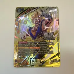 Bandai Dragon Ball Super Card Game Vegito Championship Foil Permanent (SCR) - Image 1