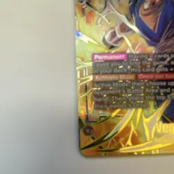 Bandai Dragon Ball Super Card Game Vegito Championship Foil Permanent (SCR) - Image 5