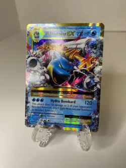 Pokemon TCG M Blastoise EX XY Evolutions Holo Rare Card 22/108 - Image 2