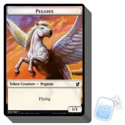 10 pcs PEGASUS TOKEN (4/29) Commander 2019 Magic MTG MINT CARD - Image 1