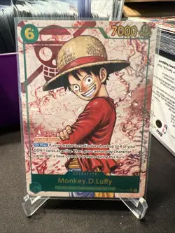 Monkey D. Luffy OP13-118 SEC Carrying on His Will - ONE PIECE Card Game English - Image 1