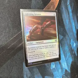 Mtg FOIL Lightning Greaves - Commander Masters + Bonus Foils - Image 2