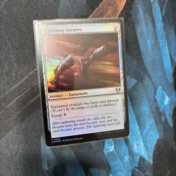 Mtg FOIL Lightning Greaves - Commander Masters + Bonus Foils - Image 4