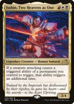 Isshin, Two Heavens as One R Kamigawa: Neon Dynasty 224 NM - Image 1