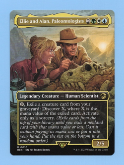 Ellie and Alan, Paleontologists (Borderless) Universes Beyond: Jurassic Pikachu - Image 1